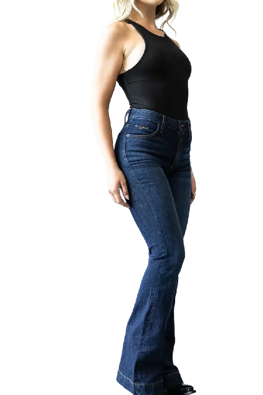 Kimes Ranch Jennifer High Rise Ladies' Flare Jean Elegant Skinny Leg Jeans