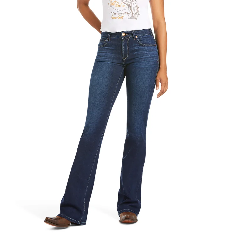 Women's Ariat Ultra Stretch Perfect Rise Katie Flare Jean 10027692 Trendy Layered Pocket Jeans Women's Ariat Ultra Stretch Perfect Rise Katie Flare Jean 10027692 Trendy Layered Pocket Jeans
