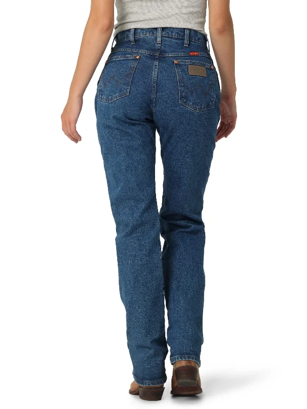Wrangler Cowboy Cut Stonewash Slim Fit Jean Classic Black Denim Jeans