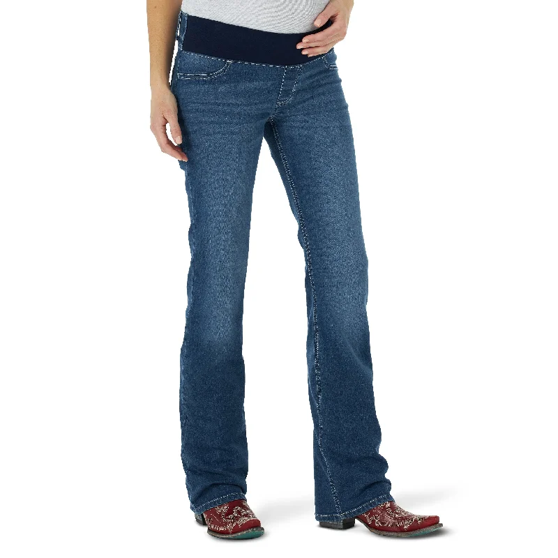 Wrangler USA Ladies Retro Maternity Jean - 09MWZM236 Cozy Relaxed Fit Jeans