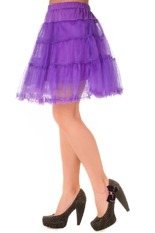 Petticoat Mini Skirt chiffon skirt lightweight
