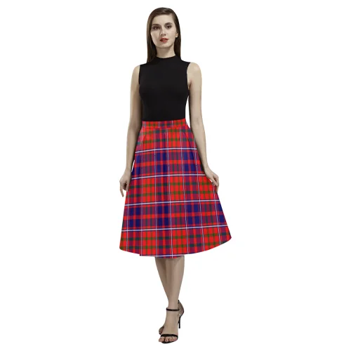 Cameron of Lochiel Modern Tartan Aoede Crepe Skirt chiffon skirt flowing