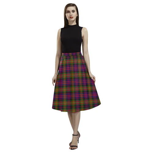 Carnegie Modern Tartan Aoede Crepe Skirt chiffon skirt lightweight