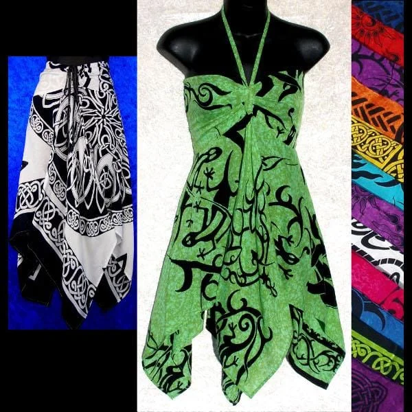 Celtic Convertible Top/Skirt relaxed fit skirt