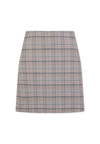 Girls On Film Womens/Ladies Avenue Check Skirt lightweight skirt design