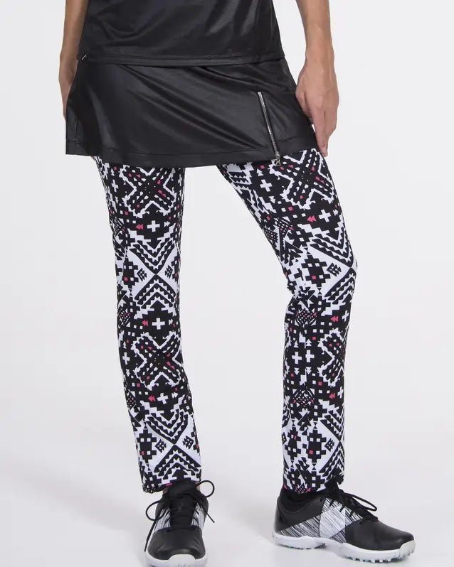 Fitness Legging/Skirt Combo - Black/Aztec - FINAL SALE lace skirt romantic