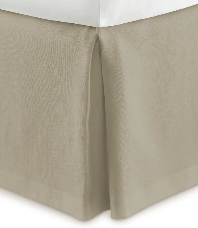 Mandalay Tailored Linen Bed Skirt leather skirt durable