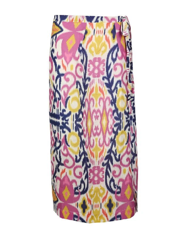 Side Knot Summer Skirt chiffon skirt lightweight