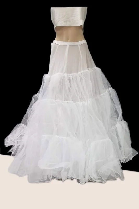 Poly USA P3063-1 Taffeta Petticoat 4 Ring Underskirt Hoop lace skirt intricate